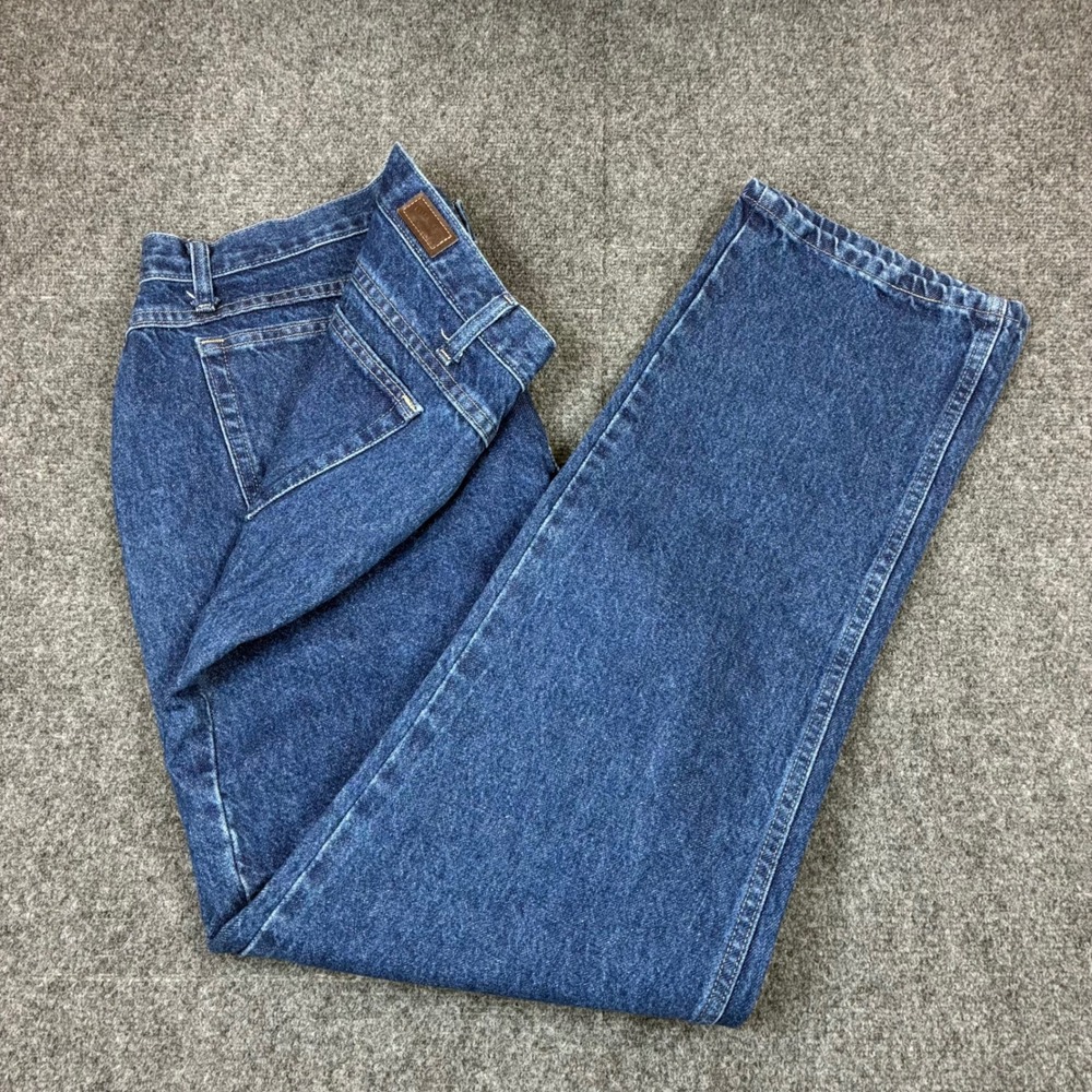Riders by Lee Relaxed Fit Jeans Womens Size 16L 16 Long Blue Straight Leg Denim